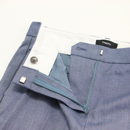 22春夏 デニム風 ストレッチ テーパードパンツ / Stretch Canvas Tailored Trouser J スラックス センタープレス