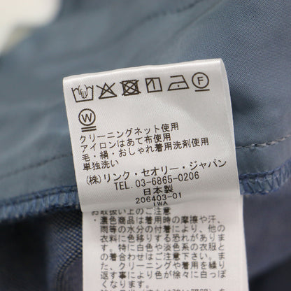 22春夏 デニム風 ストレッチ テーパードパンツ / Stretch Canvas Tailored Trouser J スラックス センタープレス