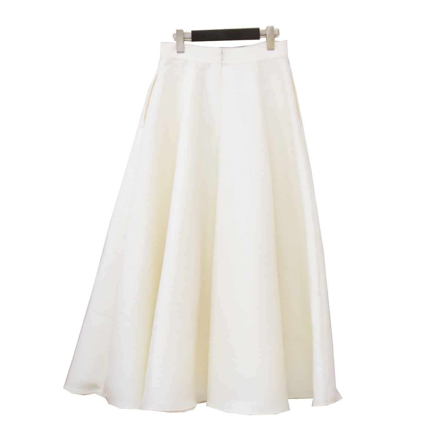 25春夏 タック ボリューム フレアスカート / VOLUME FLARE SKIRT ハイウエスト Aライン ドレス