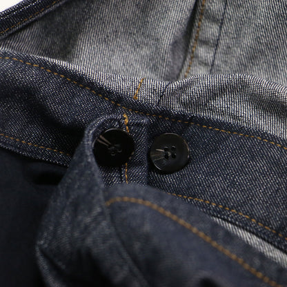 25春夏 デニムラップワンピース / MOD DENIM SL ALINE WRAP DR ドレス Aライン Vネック ノースリーブ ベルト コットン ウォッシャブル