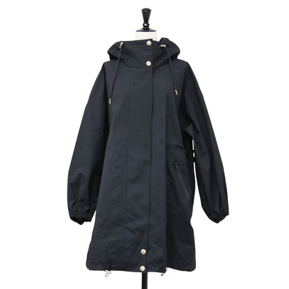 × martinique 別注 23春夏 レインテック スカイパーカ / RAINTEC SKYE PARKA フーデッド ミリタリーコート 長袖 パフスリーブ ロング丈 Aライン オーバーサイズ ドローストリング