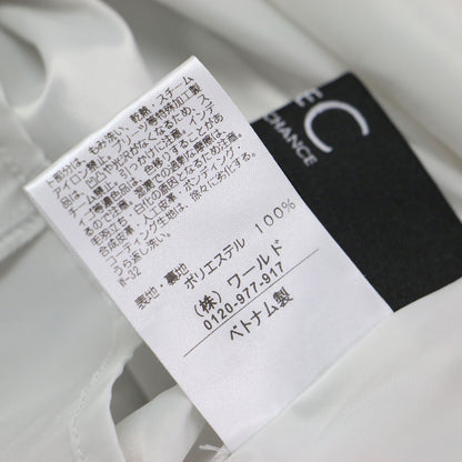 23秋冬 総柄 ハイネック フレアワンピース / 187-57901 / ドレス 長袖 パフスリーブ ミモレ丈 タック ベルト