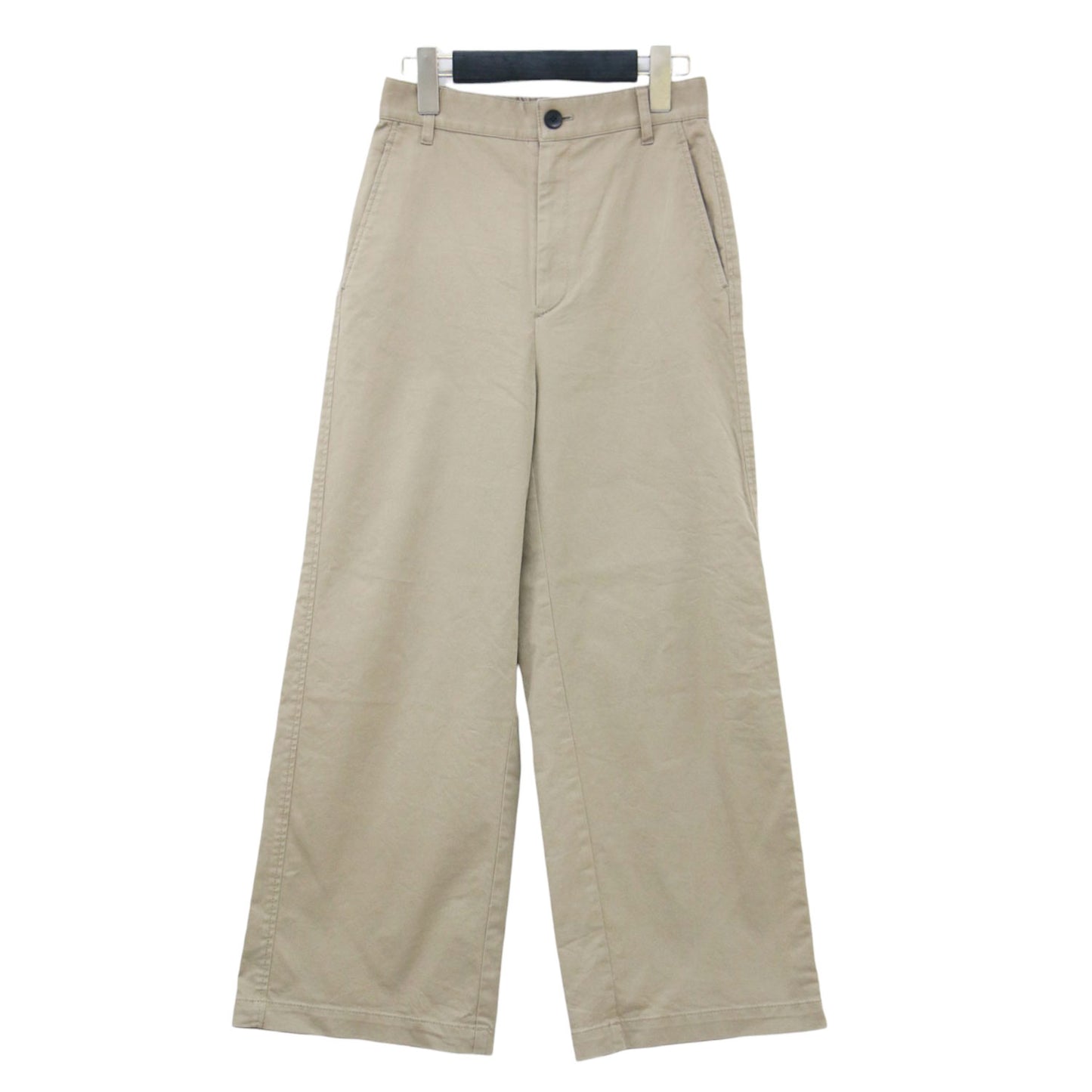 25秋冬 ストレッチギャバ チノパンツ / ワイドパンツ Aライン ストレート ストレッチ コットン