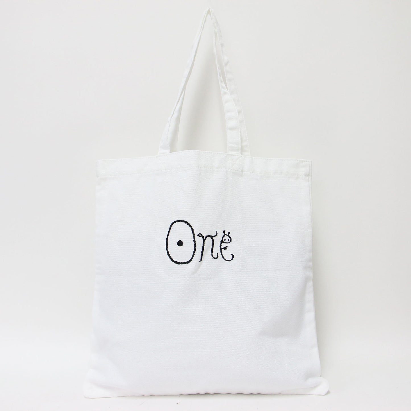 One 三越伊勢丹限定トートバッグ / ハンドバッグ 手提げ プリント イラスト 刺繍 ロゴ