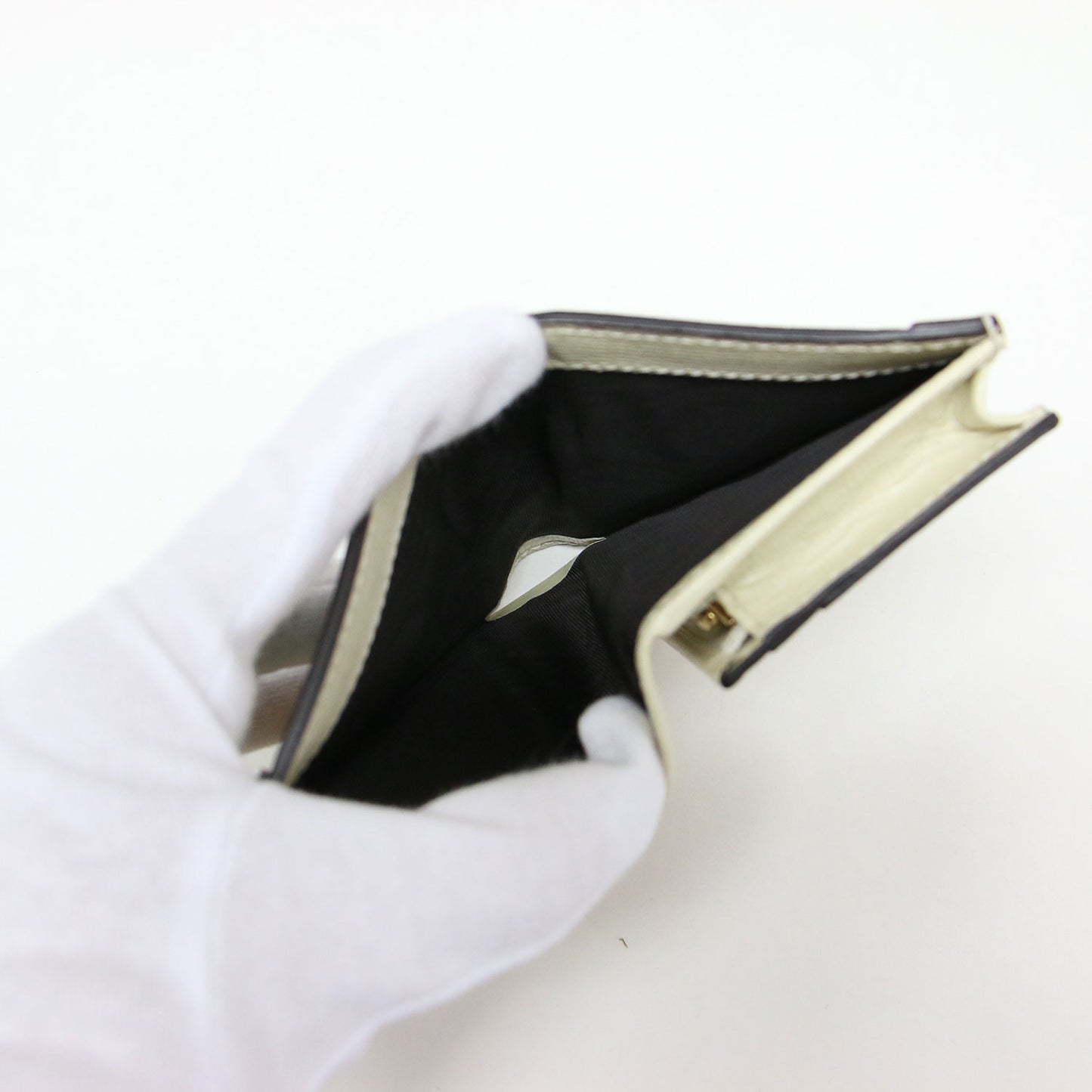 × ヒグチユウコ オフィディア ミニウォレット / 短財布 フラップ GG金具 総柄 レザー