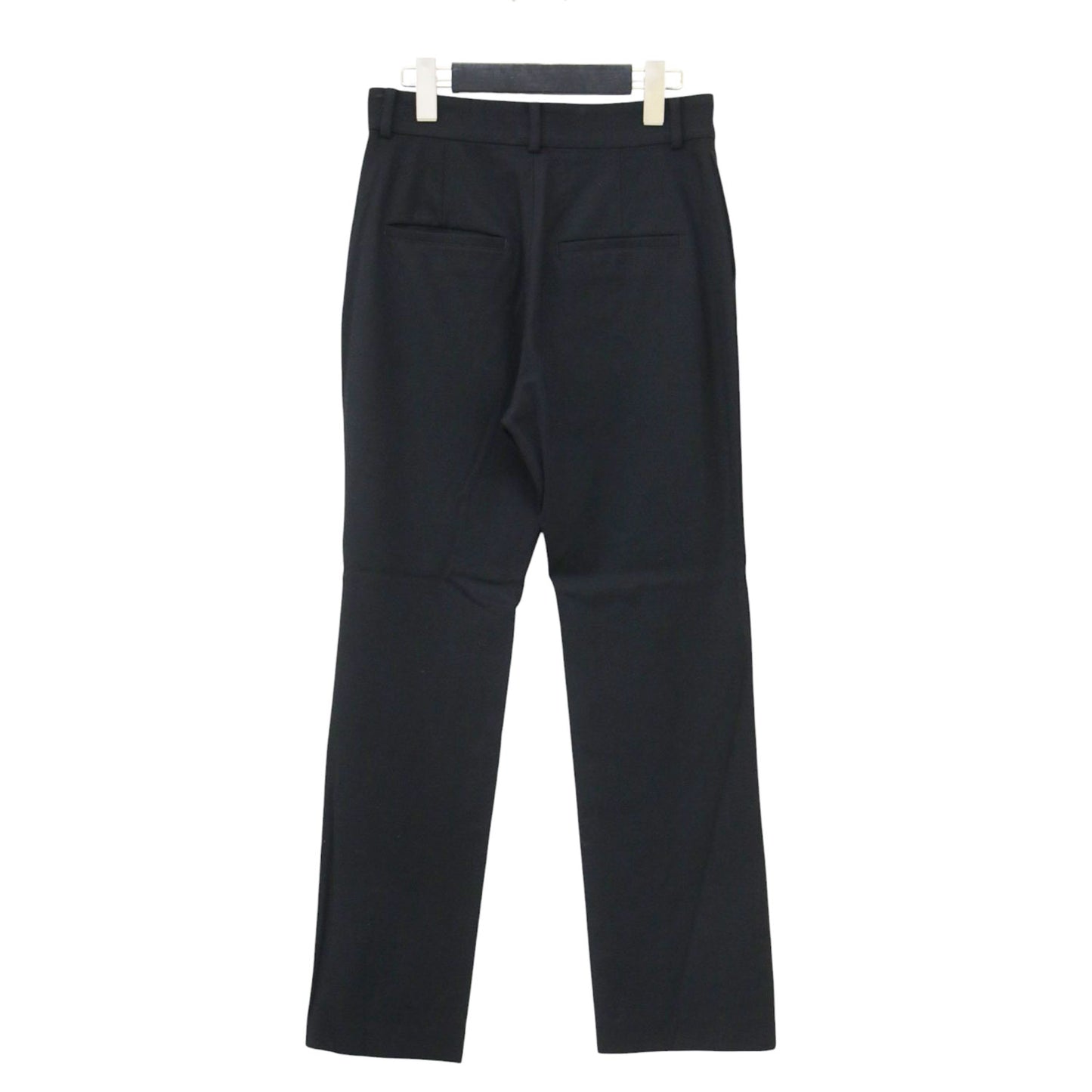 ストレッチ スリット ヘムパンツ / スラックス テーパード コットン