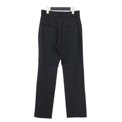 ストレッチ スリット ヘムパンツ / スラックス テーパード コットン