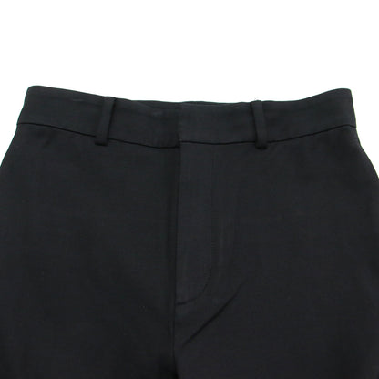 ストレッチ スリット ヘムパンツ / スラックス テーパード コットン