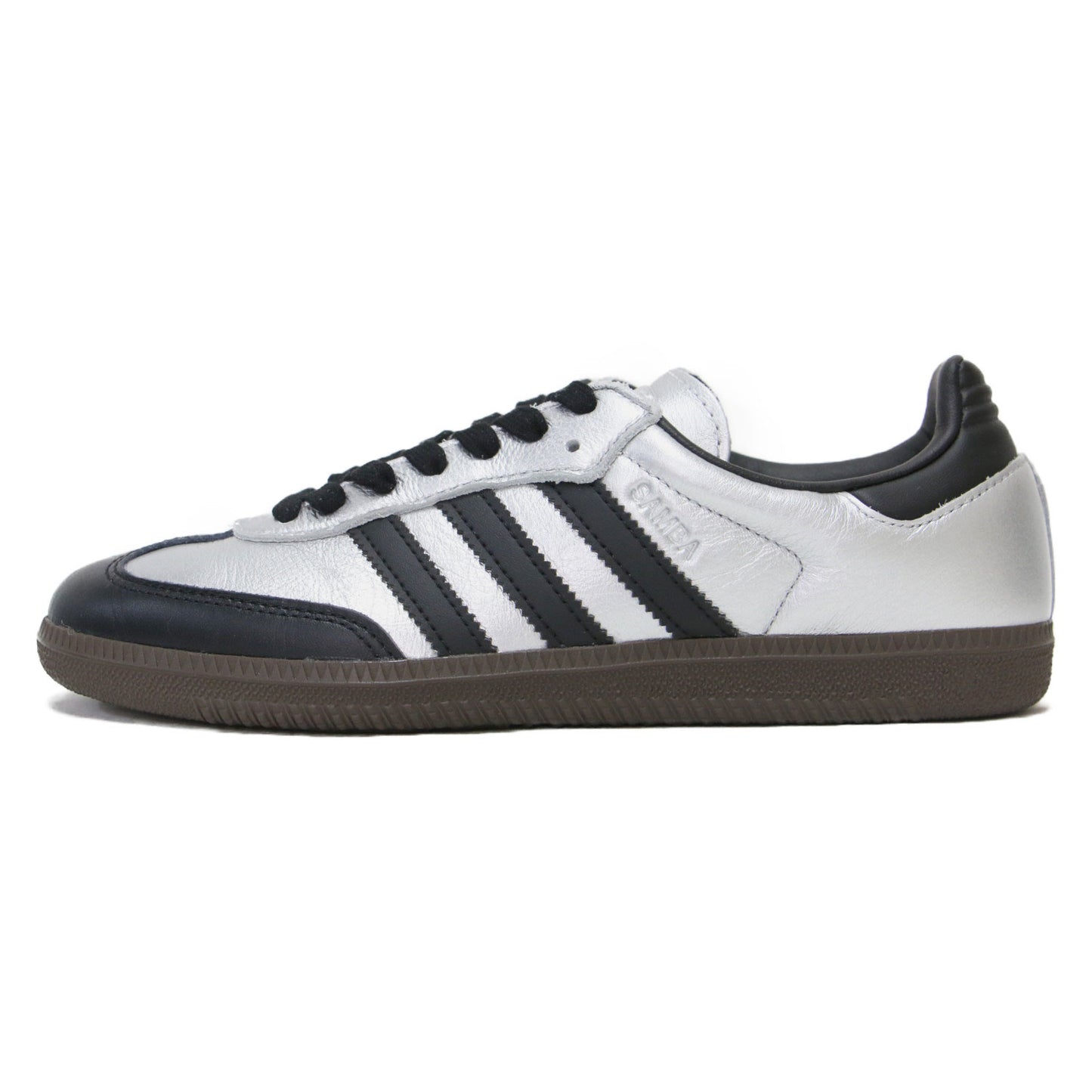 25秋冬 Samba OG Shoes / サンバ レースアップ メタリック ラウンドトゥ スニーカー