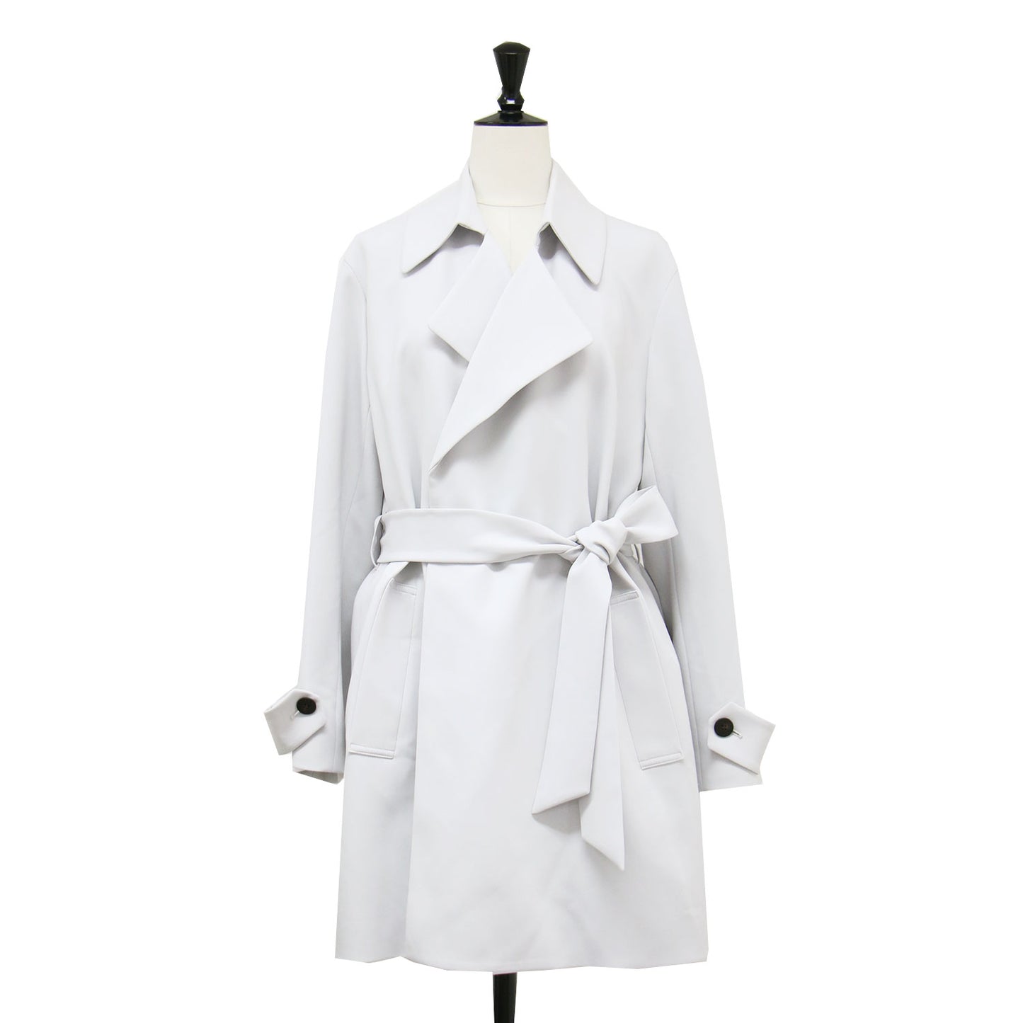 25春夏 ミドル トレンチコート / Luve Wreni Coat ジャケット 長袖 ボタンレス スリット