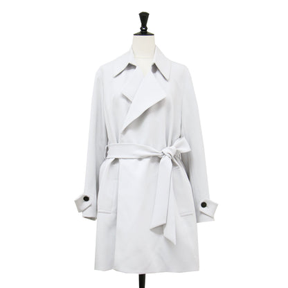 25春夏 ミドル トレンチコート / Luve Wreni Coat ジャケット 長袖 ボタンレス スリット