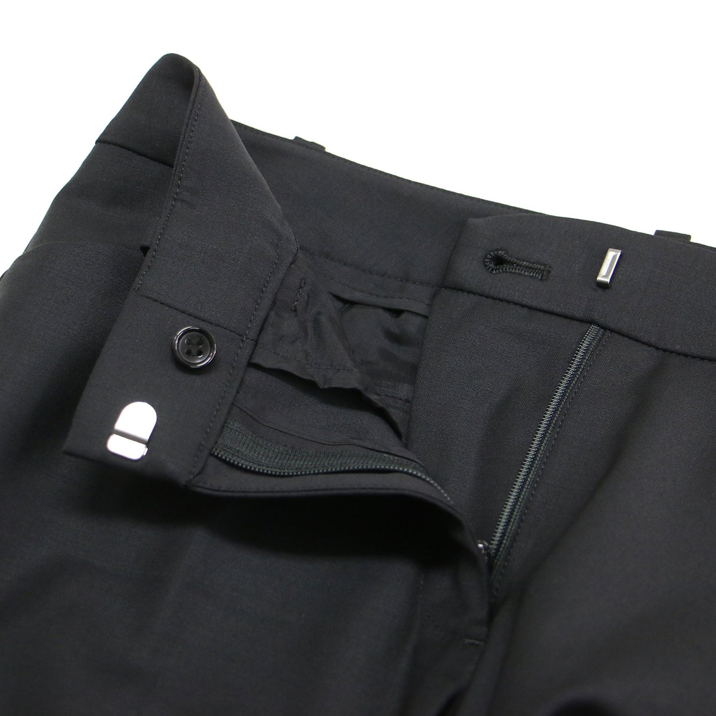 24秋冬 クロップドパンツ / EXECUTIVE HASIE テーパード センタープレス スラックス ストレッチ ウール
