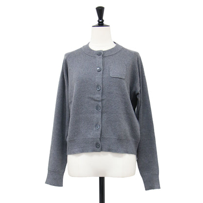 As, モックネック ラグラン ニット カーディガン / Mockneck raglan knit cardigan / 長袖 コンパクト コットン カシミヤ