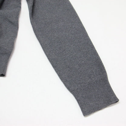 As, モックネック ラグラン ニット カーディガン / Mockneck raglan knit cardigan / 長袖 コンパクト コットン カシミヤ
