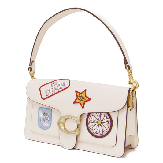 × Koki コラボ タビー26 / ハンドバッグ ワンショルダー 肩掛け ワッペン バックル レザー