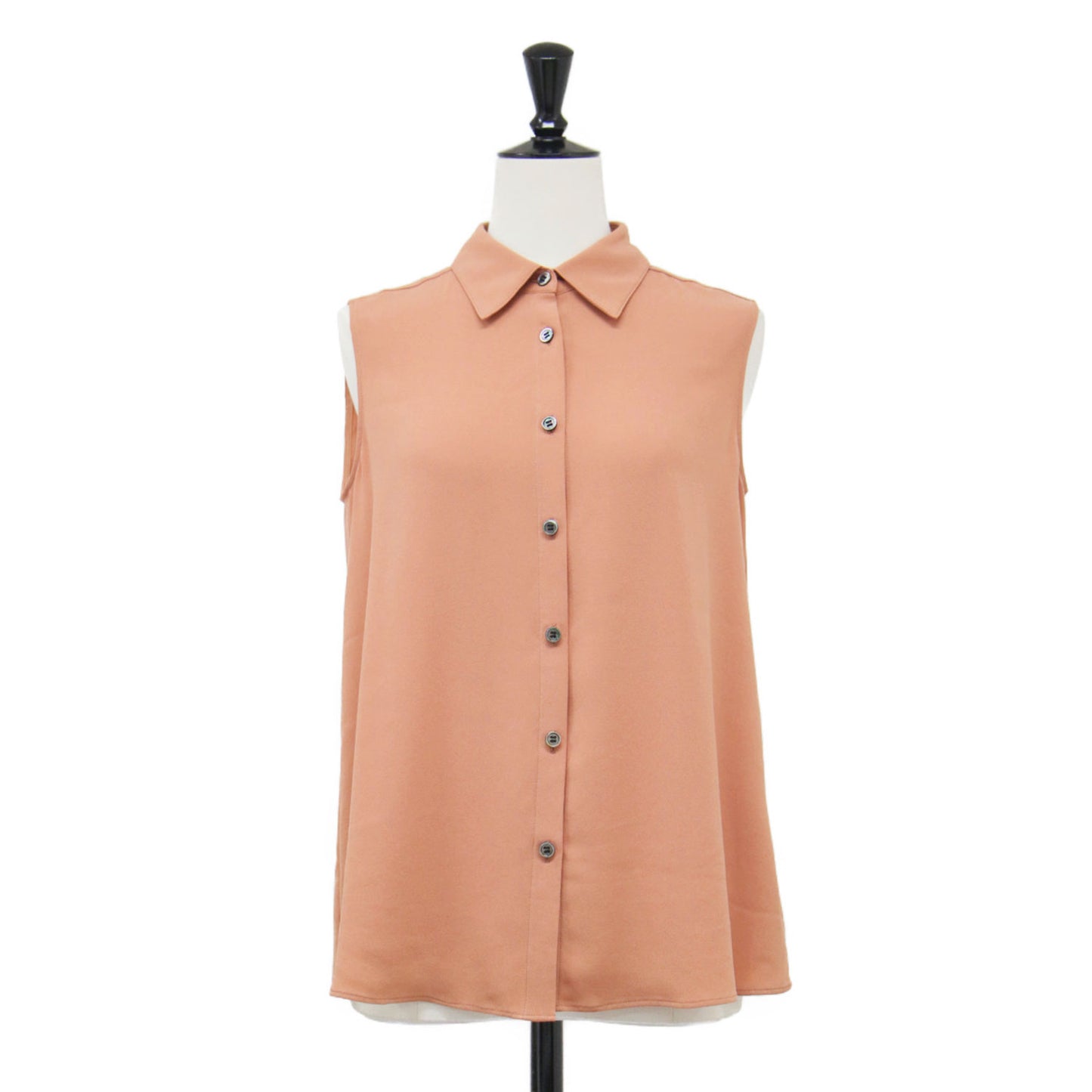 25春夏 Aライン ノースリーブ ブラウス / Flow Zatie Blouse プルオーバーフレア スリーブレス ヨーク タック ストレッチ ウォッシャブル