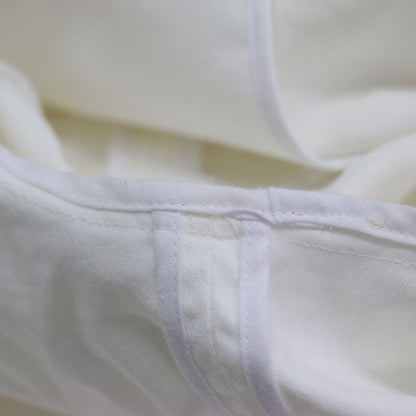 25春夏 フレア ノーカラー ジャケット / Lush Linen Khloe Jacket 羽織り ラウンドネック 九分袖 ドロップショルダー ボリュームスリーブ リネン ストレッチ