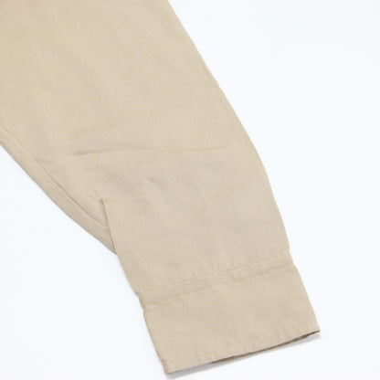24秋冬 ドレープ シャツ / drape 羽織り 長袖 ドロップショルダー オーバーサイズ バックヨーク タック ウォッシャブル