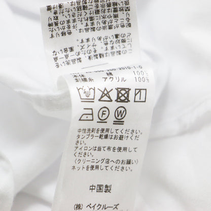 25春夏 刺繍 オーバー シャツ / 長袖 レギュラーカラー ロゴ エンブロイダリー コットン