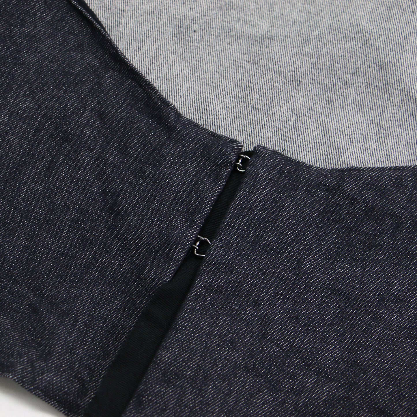 24春夏 RIAM デニム ホルター ブラウス / denim halter blouse ベスト ノースリーブ クルーネック コットン