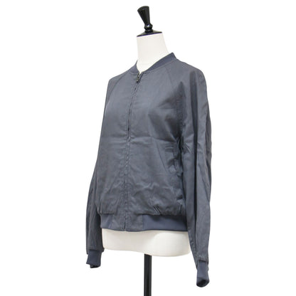23春夏 リネン混 ジップアップ ブルゾン / Crisp Linen Dipti ジャケット ラグランスリーブ