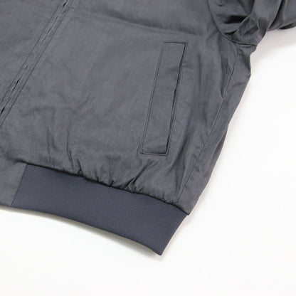 23春夏 リネン混 ジップアップ ブルゾン / Crisp Linen Dipti ジャケット ラグランスリーブ