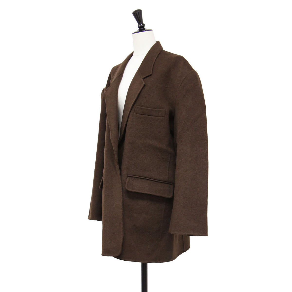 24秋冬 R’IAM ジャケット コート / テーラードカラー オーバーサイズ ウール カシミヤ