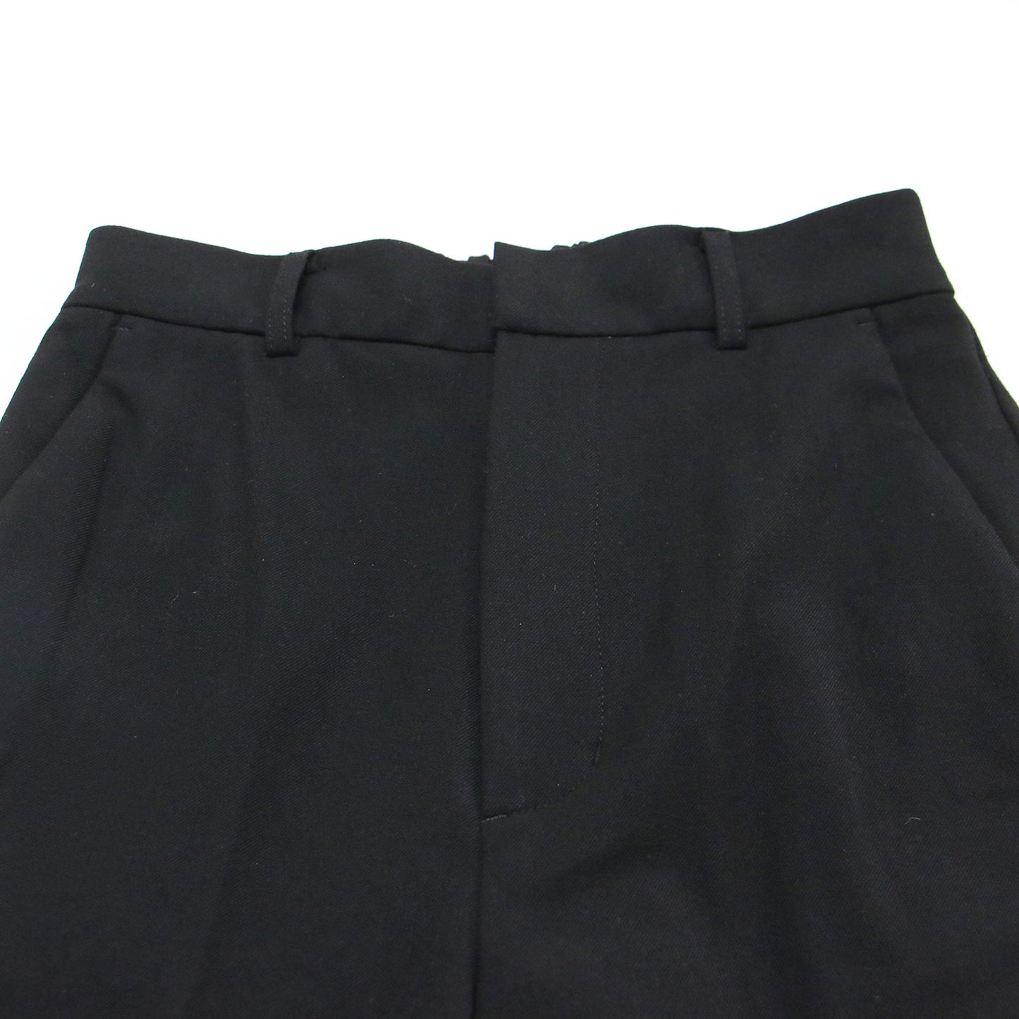 25秋冬 ウォッシャブル 裏起毛 セミフレア パンツ / スラックス センタープレス ストレッチ