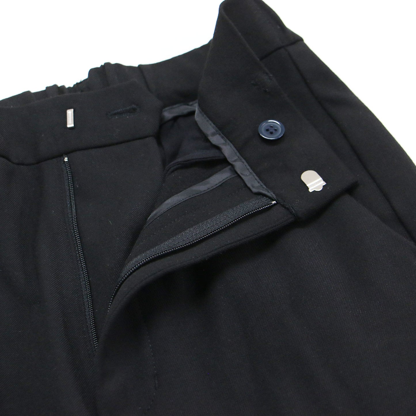 25秋冬 ウォッシャブル 裏起毛 セミフレア パンツ / スラックス センタープレス ストレッチ