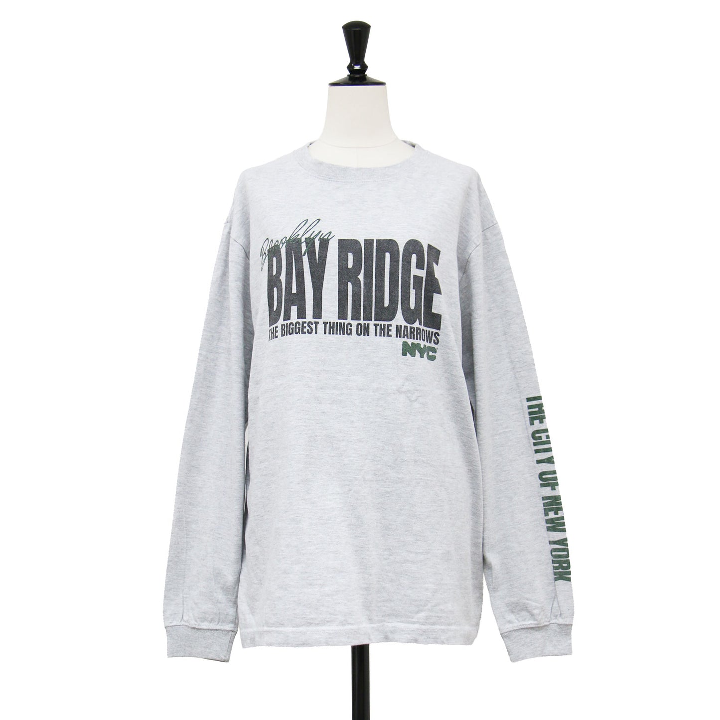 25春夏 NYC ロングスリーブ Tシャツ / カットソー 長袖 クルーネック ロゴ プリント