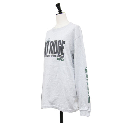 25春夏 NYC ロングスリーブ Tシャツ / カットソー 長袖 クルーネック ロゴ プリント