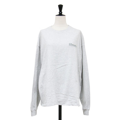 × BEAUTY&YOUTH 別注 23秋冬 プリント ロングスリーブ Tシャツ / カットソー 長袖 クルーネック ロゴ コットン