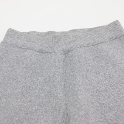 フレア ニット パンツ / Flare Knit Pants イージーパンツ ウエストゴム ウール