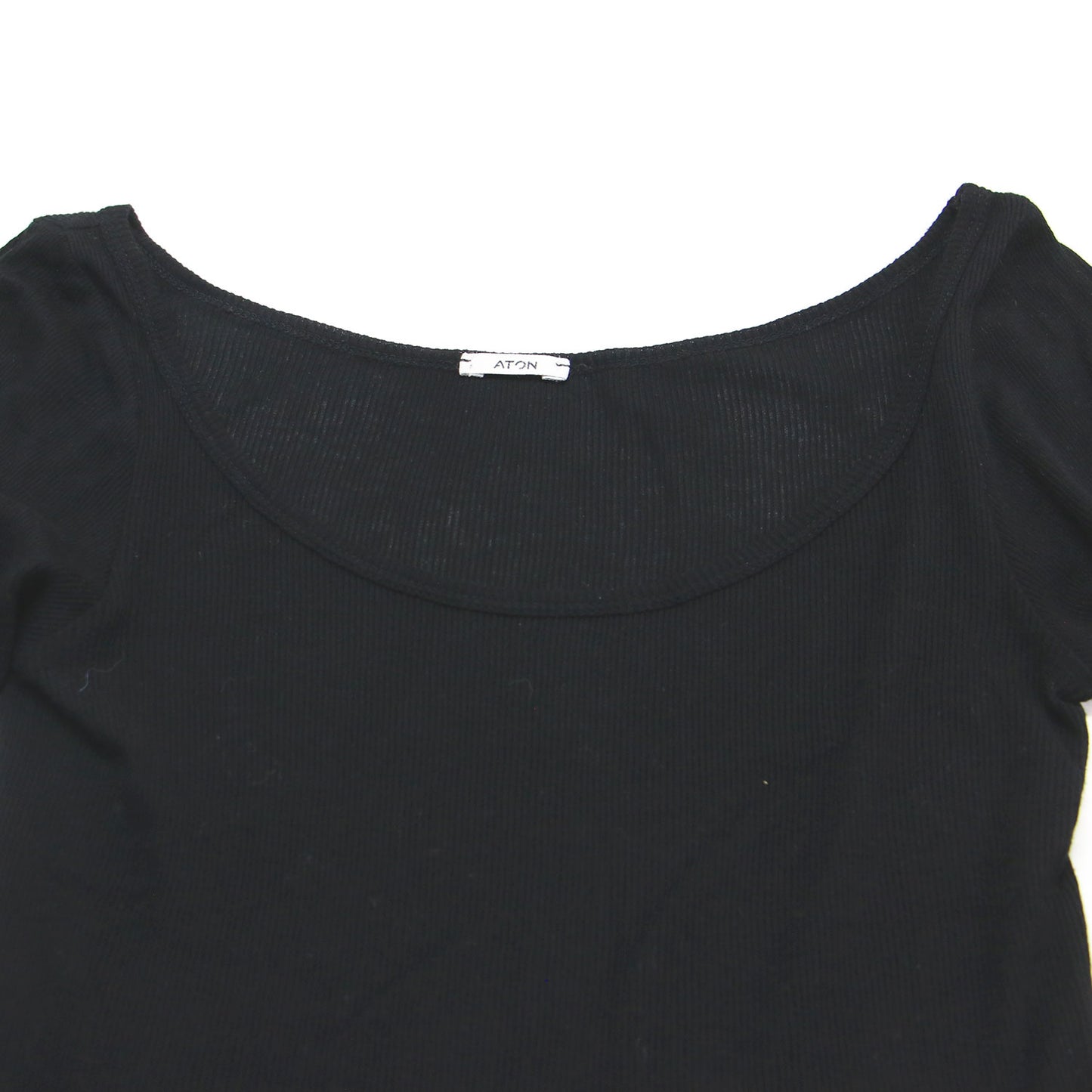 コンパクト リブ 長袖 Tシャツ / COMPACT RIB LS TEE ロングスリーブ ラウンドネック シアー コットン