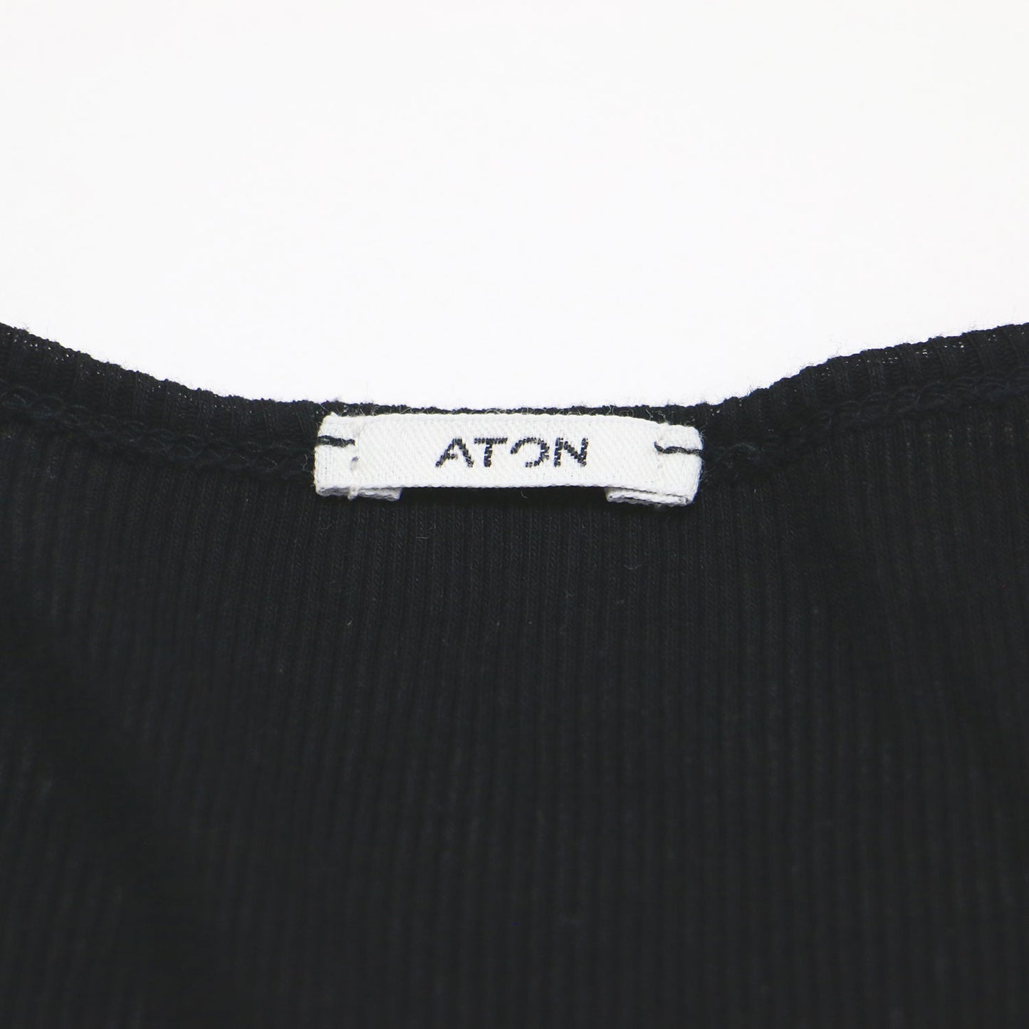 コンパクト リブ 長袖 Tシャツ / COMPACT RIB LS TEE ロングスリーブ ラウンドネック シアー コットン