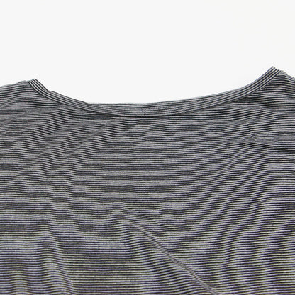 24秋冬 コンフォート ロングスリーブ プルオーバー / カットソー Tシャツ 長袖 ボートネック ボーダー