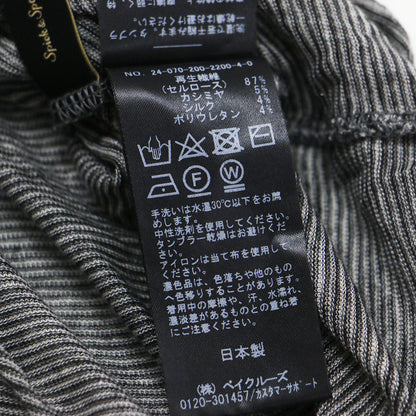 24秋冬 コンフォート ロングスリーブ プルオーバー / カットソー Tシャツ 長袖 ボートネック ボーダー