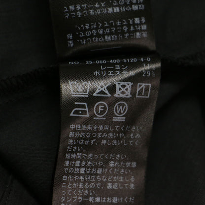 25秋冬 ヴィンテージツイル スリット シャツ / 長袖 オーバーサイズ ポケット