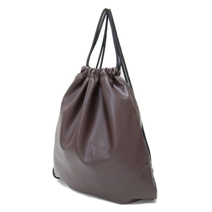 26春夏ヴィーガンレザー エンボスロゴ バックパック / Backpack M’s Black Swan リュック 巾着型