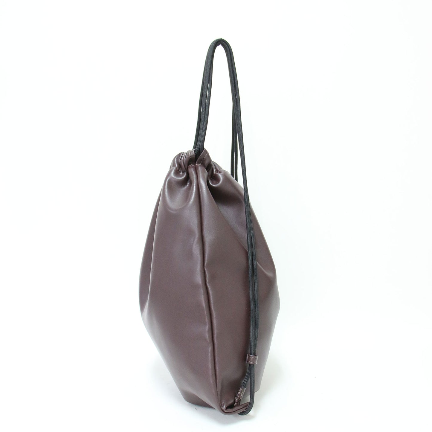26春夏ヴィーガンレザー エンボスロゴ バックパック / Backpack M’s Black Swan リュック 巾着型