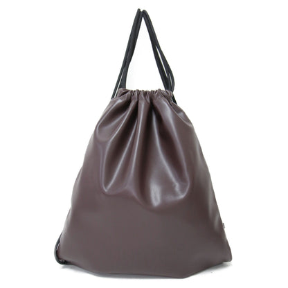26春夏ヴィーガンレザー エンボスロゴ バックパック / Backpack M’s Black Swan リュック 巾着型
