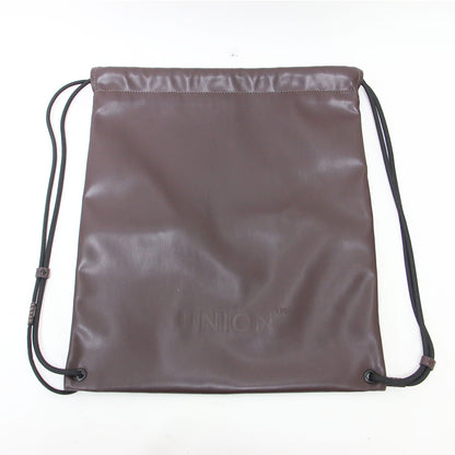 26春夏ヴィーガンレザー エンボスロゴ バックパック / Backpack M’s Black Swan リュック 巾着型