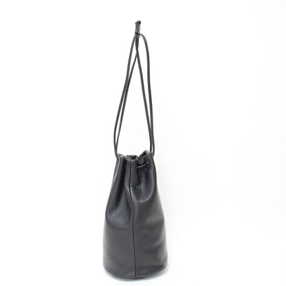 25秋冬 ドローストリング レザー ポーチ / The Drawstring Pouch ハンドバッグ ショルダー 巾着型
