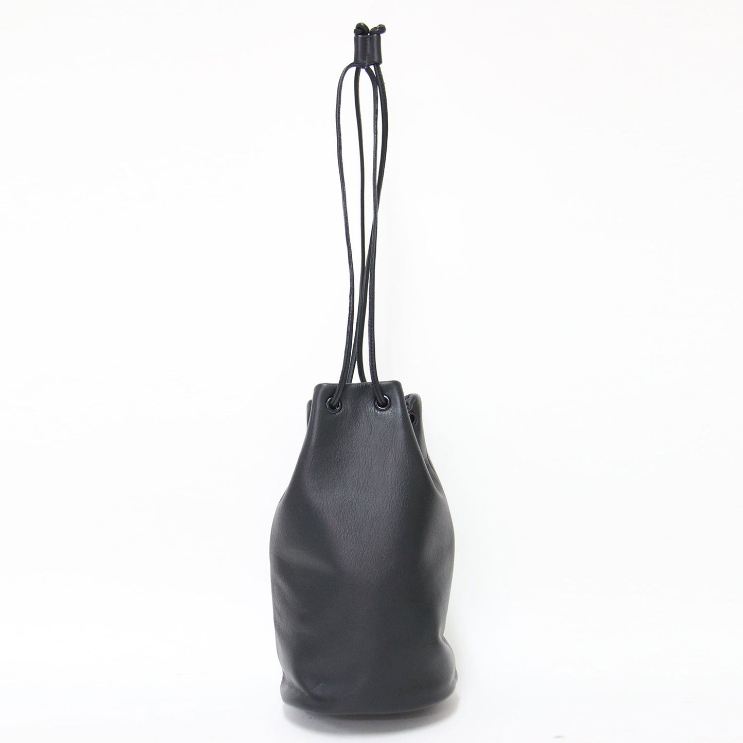 25秋冬 ドローストリング レザー ポーチ / The Drawstring Pouch ハンドバッグ ショルダー 巾着型