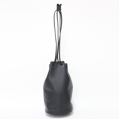 25秋冬 ドローストリング レザー ポーチ / The Drawstring Pouch ハンドバッグ ショルダー 巾着型