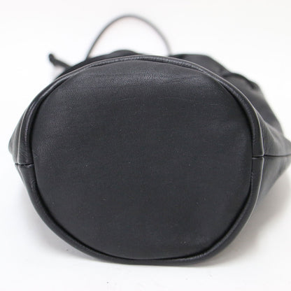 25秋冬 ドローストリング レザー ポーチ / The Drawstring Pouch ハンドバッグ ショルダー 巾着型