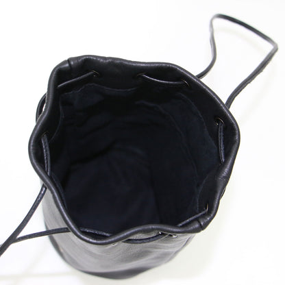 25秋冬 ドローストリング レザー ポーチ / The Drawstring Pouch ハンドバッグ ショルダー 巾着型