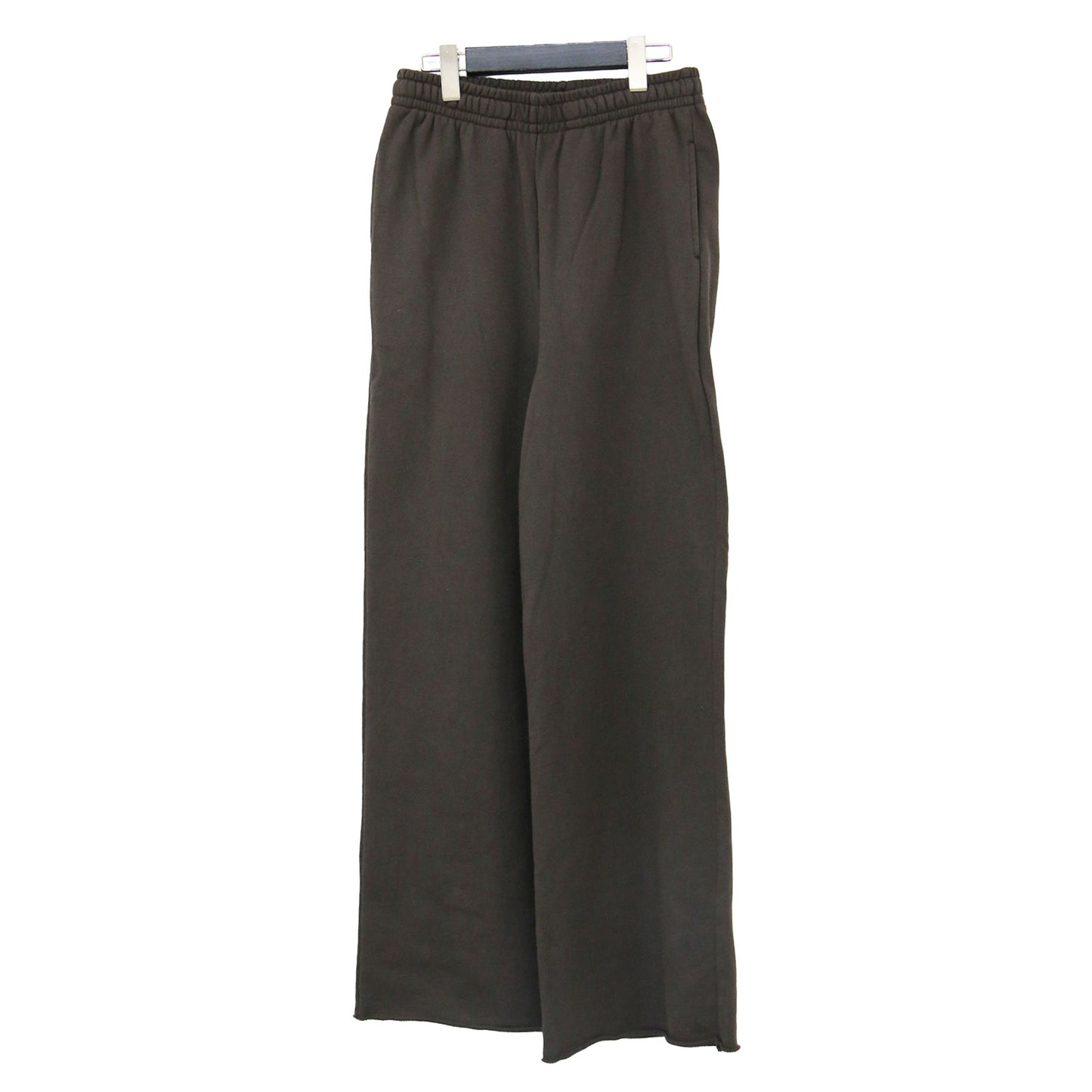 25秋冬 ワイド スウェット パンツ / ウエストゴム ハイウエスト 裏毛 コットン