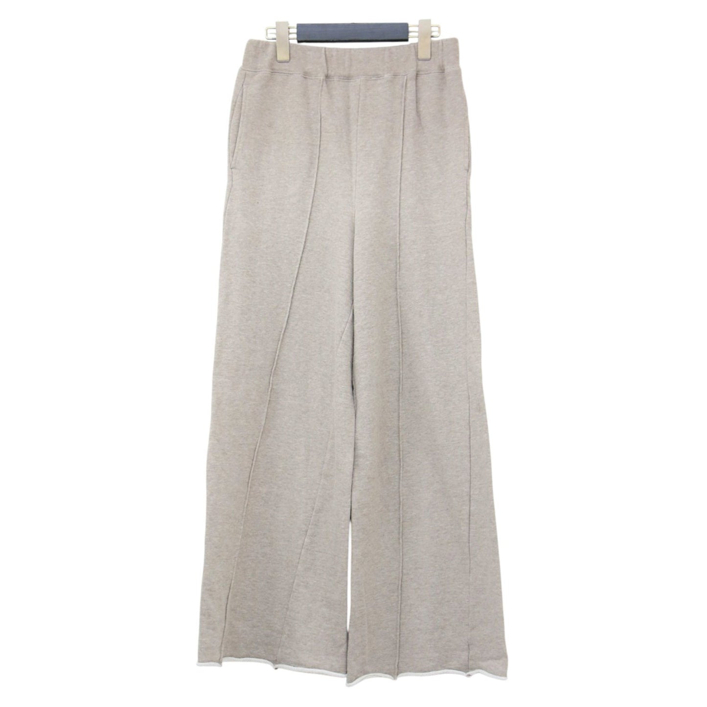 25秋冬 裏毛 ワイド パンツ / スウェットパンツ ウエストゴム コットン