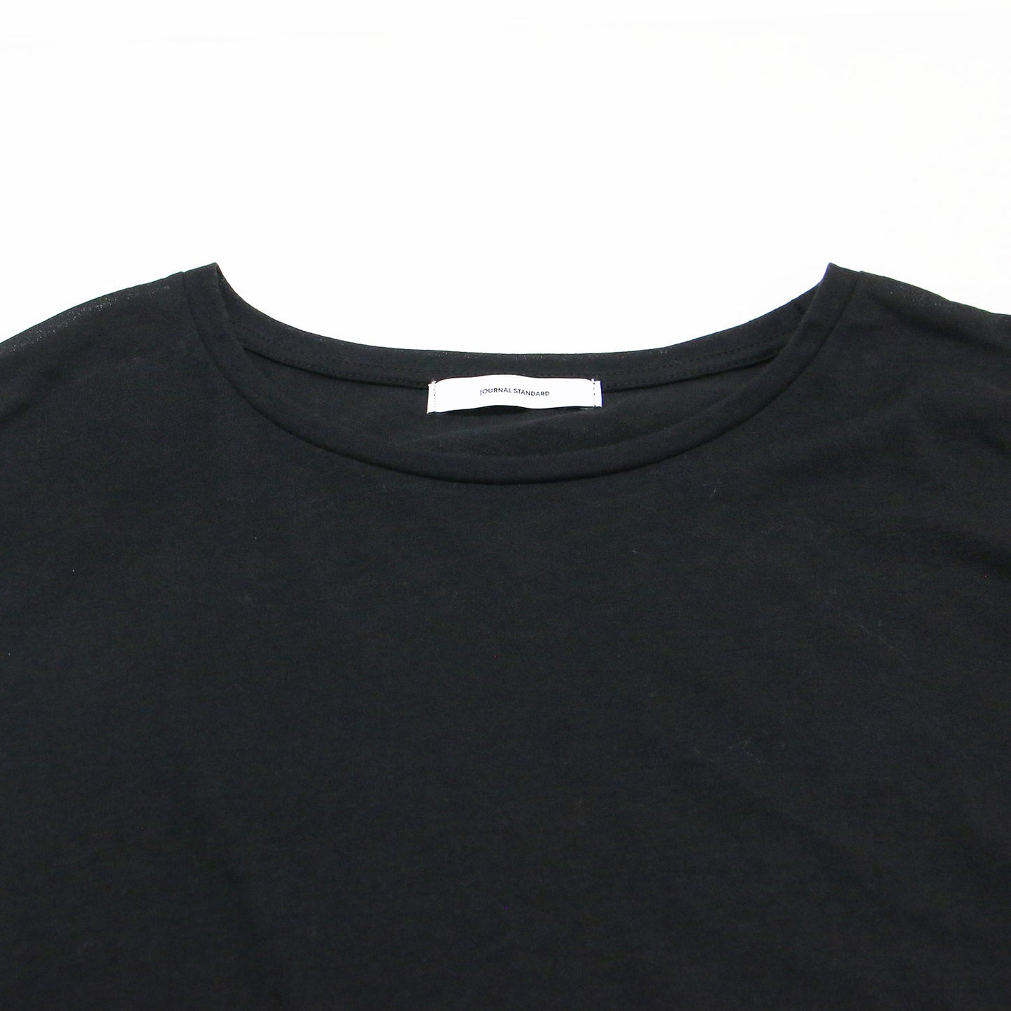 25春夏 クルーネック シアー ロング Tシャツ / カットソー 長袖 コットン